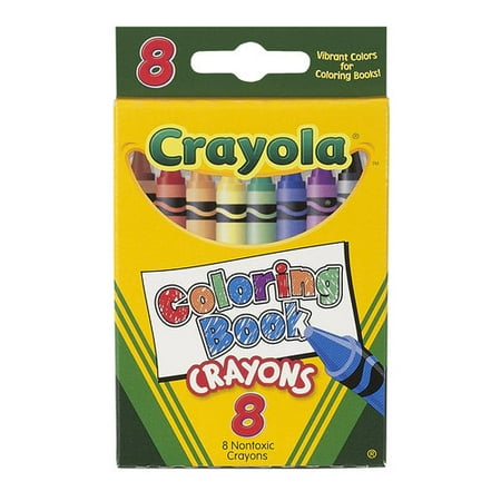 Crayola Coloring Book Crayons, 8ct - Walmart.com