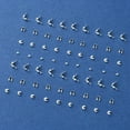 thumbnail image 5 of 1Bag 200Pcs 4 Style DIY Jewelry Making Findings Kit Inclduing Iron & Brass Crimp Beads Covers Brass End Bead Tips & Wire Guardian and Protectors Silver 2~7x2~4mm Hole: 0.5~1.5mm 50Pcs/style DIY, 5 of 5