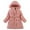Pink, variant on Wancir Girl Winter Dress Coats Hooded Fleece Jacket Warm Outwear Waterproof Heavy Parka
