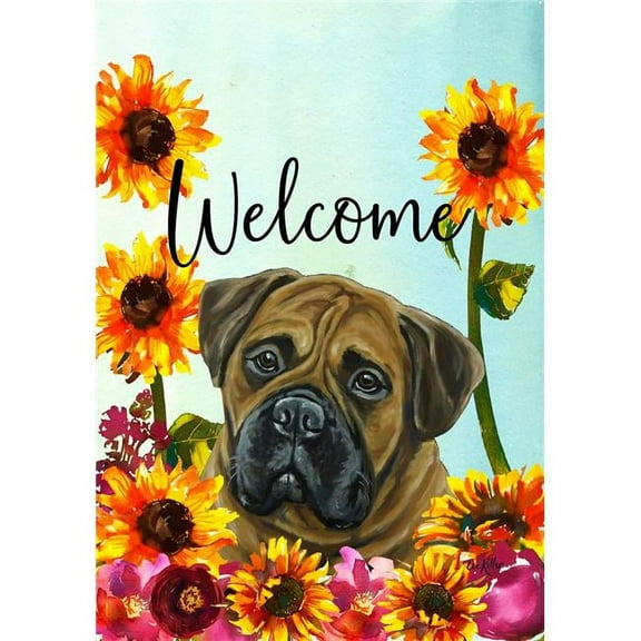 Best of Breed HH630501 Bull Mastiff Best of Breed HHS Welcome Garden Flag
