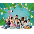 thumbnail image 3 of Pink Flower Gre Grass Photography Backdrop Floral Spring Photo Wall Studio Background Portrait Photo Shoot Booth Props, 3 of 8