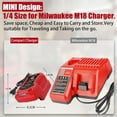 thumbnail image 5 of Portable Mini Battery Charger for Mil*wau*kee 18V Lithium Battery 48-11-1820 48-11-1828 48-11-1830 48-11-1835, 5 of 9