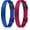 Bark 08, variant on 2 Pack Replacement E-Collar Strap Blue Red, Adjustable 8-27 Inch Collar Belt for Shock & Bark Training Collars