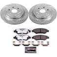 thumbnail image 3 of PowerStop Rear Z26 Street Warrior Carbon-Fiber Ceramic Brake Pad and Drilled and Slotted Rotor Kit Fits: CADILLAC SAAB Select Models K5543-26, 3 of 9
