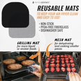 thumbnail image 2 of Air Fryer Reusable Liners for Dehydrator Racks Compatible with Chefman 6.3 QT, Power XL 6 QT and Vortex 10 QT, Caynel and more - Replacement for Parchment Paper for Airfryer Racks and Trays, 2 of 5