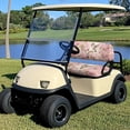 thumbnail image 4 of Pzuqiu Floral Hummingbird 2 Piece Golf Cart Seat Cover Set - Breathable Washable Protector for Most 2-Seater Carts, 4 of 10