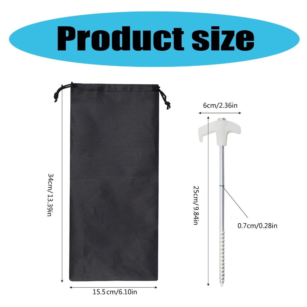 ANXPTIME 10lots Tent Peg Beach Tent Peg Canopies Stake Spirals Stainless Steel Tent Stake