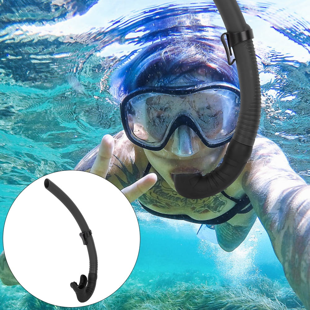 Universal Wet Breathing Tube Snorkeling Snorkel Underwater Free Diving Scuba Air 