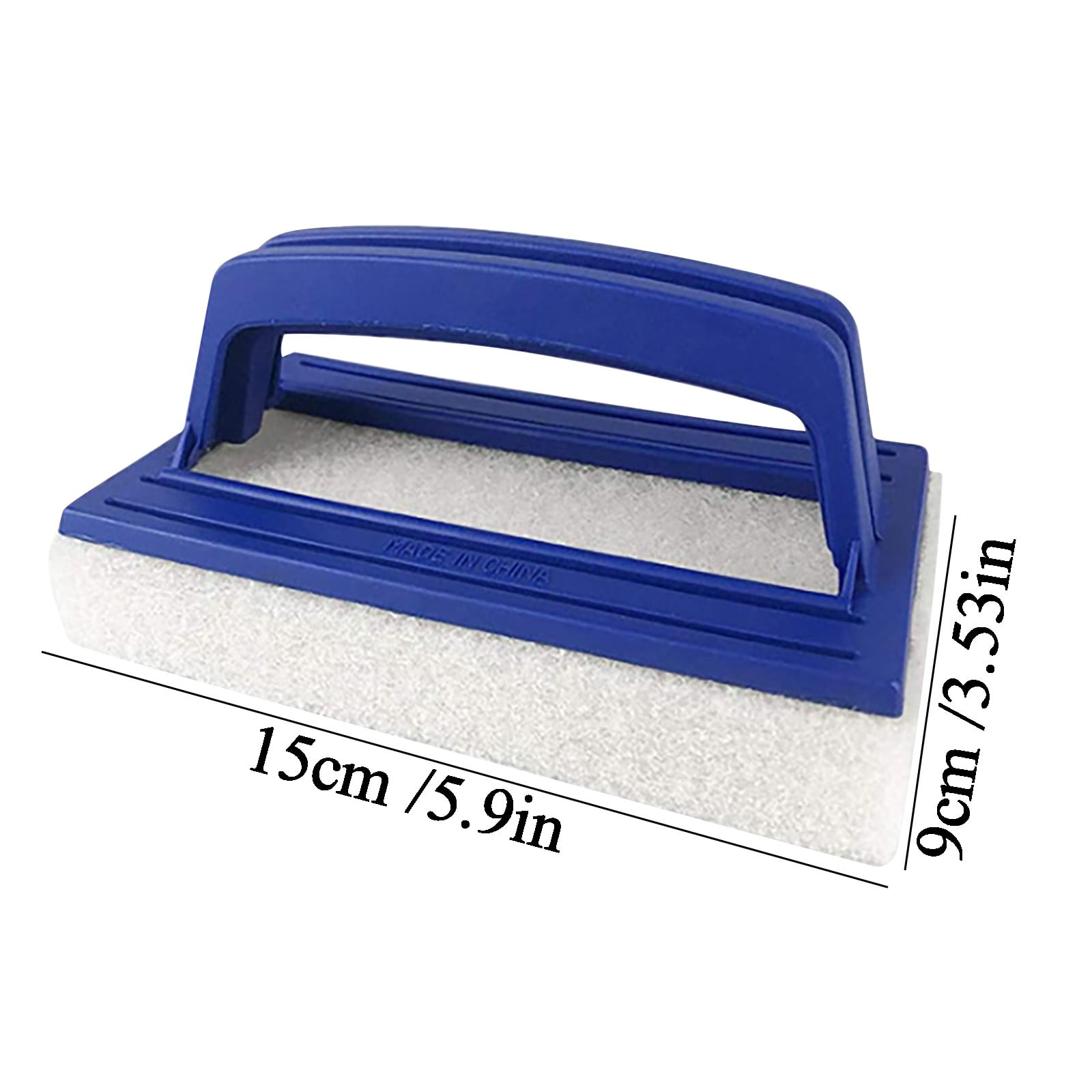 Pool Cleaning Kit, Heavy Duty Leaf Skimmer Wall Brush Bottom Brush Net, Wall Scrubber Brush, 3-in-1 Pool Cleaning Equipment Set for Above Ground & Inground Pools