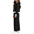 thumbnail image 7 of ZBSOKO Girls 2 Piece Sweatsuit Set Fleece Crew Neck Sweatshirt and Straight Leg Pants Fall Winter Jogger Set Casual Tracksuits Sizes 5-14 Years, 7 of 7