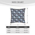 thumbnail image 4 of Haiem Turtle Print Velvet Soft Solid Decorative Square Throw Pillow Covers Set with Elegant Piping Christmas Cushion Case for Sofa Bedroom Car-20"x20", 4 of 8