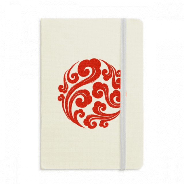 Chinese Traditional Decorative Cloud Notebook Official Fabric Hard Cover Classic Journal Diary