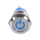 thumbnail image 1 of Interruptor de encendido de botón de cierre autoblocante de 19 mm 12V LED a prueba de agua(Blue) Unbranded QC00172-03, 1 of 2
