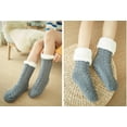 thumbnail image 4 of Plush Thermal Socks for Women - Cozy Fuzzy Fleece Lined with Non-Skid Soles, 4 of 5