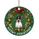 thumbnail image 2 of XWSHYW Adornos Colgantes Adorno Navideño Divertido con Diseño de Perro Navideño, Colgante para Árbol de Navidad, 2 of 2