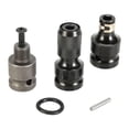thumbnail image 2 of Adaptador de de impacto de 3 piezas, herramienta de impacto de alta resistencia, cuadrado de 1/2 pulgada a adaptador de mandril de taladro SM SunniMix Adaptador de vaso de impacto, 2 of 7