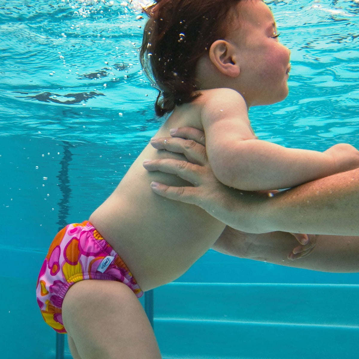 FINIS Reusable Swim Diaper - Pink Bubble