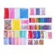 thumbnail image 1 of DIY Kit de fabricación de bolas de espuma de poliestireno rebanadas de cuentas de pecera juego de papel de azúcar brillante florero relleno de muñeca decoración de fiesta 59 Uds Speravity FN0187-00B, 1 of 7