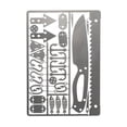 thumbnail image 2 of Gancho al aire libre EDC tarjeta de pesca de supervivencia portátil Camping senderismo herramientas tarjetas, 2 of 2