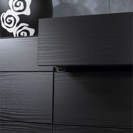 Tvilum Scottsdale 6 Drawer Double Dresser In Black Woodgrain