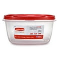 thumbnail image 2 of Rubbermaid EasyFindLids Food Storage Container, 3.3 L (14 Cup), Racer Red, 1 Pack, 2 of 6