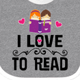 thumbnail image 4 of Inktastic I Love to Read Girls Baby Bib, 4 of 4