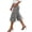 Gray, variant on Womens Capris with Pockets Loose Fit Casual Capri Pants Dressy Lightweight Ladies Baggy Cargo Pants for Hiking Army Green,S
