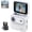 white, variant on Multi-Functional Flip Screen Action Camera, Action Cam 4K 360°with 143°Wide-Angle Lens, Compact Anti-Shake Sports Camera with 64GB Card for Cycling, Skydiving, POV Adventures & Vlogging (Black)
