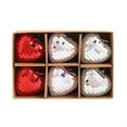 thumbnail image 2 of Wmhnj Juego de 12 adornos de corazn para decoracin de San Valentn, bolas colgantes de plstico para rbol y decoracin de fiestas., 2 of 9