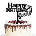 thumbnail image 1 of Nota musical de acrílico negro LDATYLBATY para Cake Topper, 1 of 7