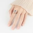 thumbnail image 3 of HONEYRAIN Bee Anti Anxiety Ring for Women Fidget Spinner Rings Sterling Silver Rotating ring Adjustable Open Ring S925 Silver for Real 1 Psc, 3 of 7