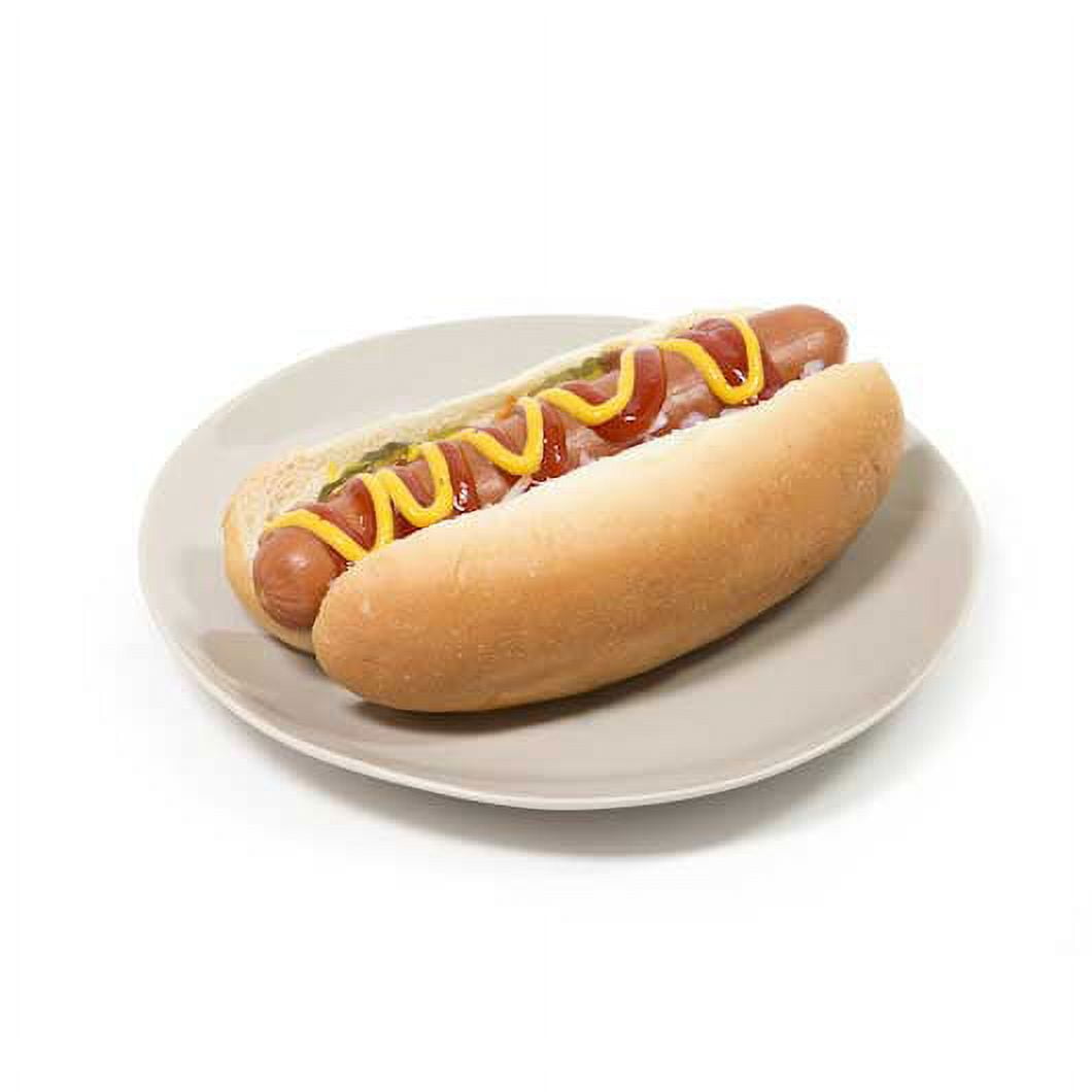 Rotellas Italian Bakery 5 inch Sliced Hot Dog Bun - 6 per pack -- 9 bags per case.