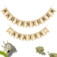 thumbnail image 1 of WHAMVOX MultiColored Linen Retirement Banner for Adventure Party Decorations with Chic Design and Sturdy String, 1 of 7