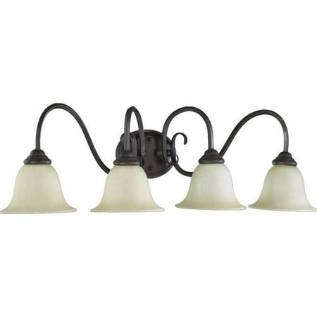 

Quorum Spencer 4 Light Vanity in Toasted Sienna