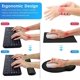 thumbnail image 2 of Mouse Pad, Ergonomic Mouse Mat + Keyboard Wrist Rest Support Set for Computer/Laptop, Non-Slip Rubber Base Memory Foam Wrist Rest Set for Relief Getti, 2 of 4