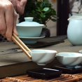thumbnail image 2 of Roofei Bamboo Tea Clip Chinese Cha Dao Set Gongfu Tea Gentlemen Utensil 18.5cm, 2 of 8