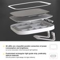 thumbnail image 4 of Guardoinrt Car Sunshade LED Makeup Mirror Cosmetic Mirrors Light White, 4 of 6