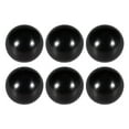 thumbnail image 3 of Uxcell M6 Rosca hembra 30mm Diámetro Perilla de máquina de plástico negra 6 piezas, 3 of 5