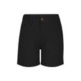 thumbnail image 5 of Hurxie Womens Hiking Cargo Shorts Quick Dry Lightweight Shorts with Pockets for Summer Golf Casual Travel Outdoor Black,XL, 5 of 5
