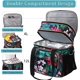 thumbnail image 2 of Soporte para comidas GLENKEY, expandible, aislante, floral, 16 L, 2 of 7