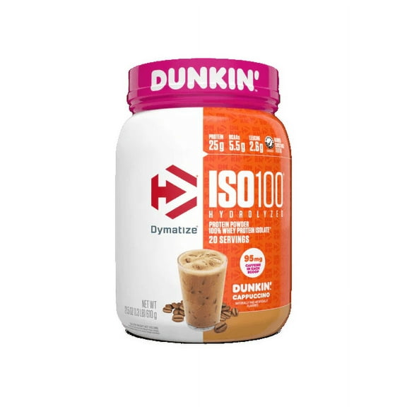 DYMATIZE ISO 100 1.3 LBS DUNKIN CAPPUCCINO