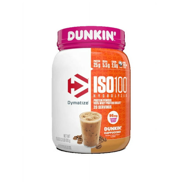 DYMATIZE ISO 100 1.3 LBS DUNKIN CAPPUCCINO