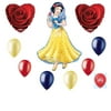 DalvayDelights Snow White Disney Princess Rose Hearts Balloons Decoration Bouquet Decorating Set
