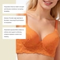 thumbnail image 4 of Afdoent Bras for Women Elegant Lace Underwire Bra for Push Up Support and Comfy Everyday Bra, 4 of 6