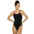 thumbnail image 5 of Sporti HydroLast Piped Thin Strap One Piece Swimsuit, High Cut, Athletic (Women’s), 5 of 12