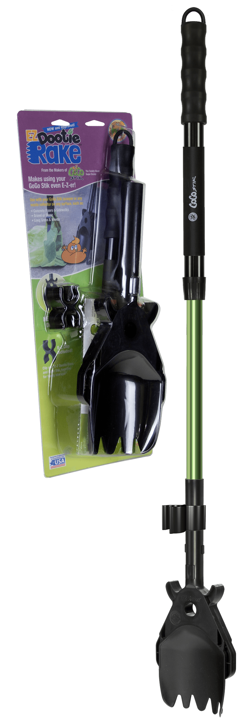 EZ Dootie Rake . Best Used with Pooper Scoopers. Great With GoGo Stik