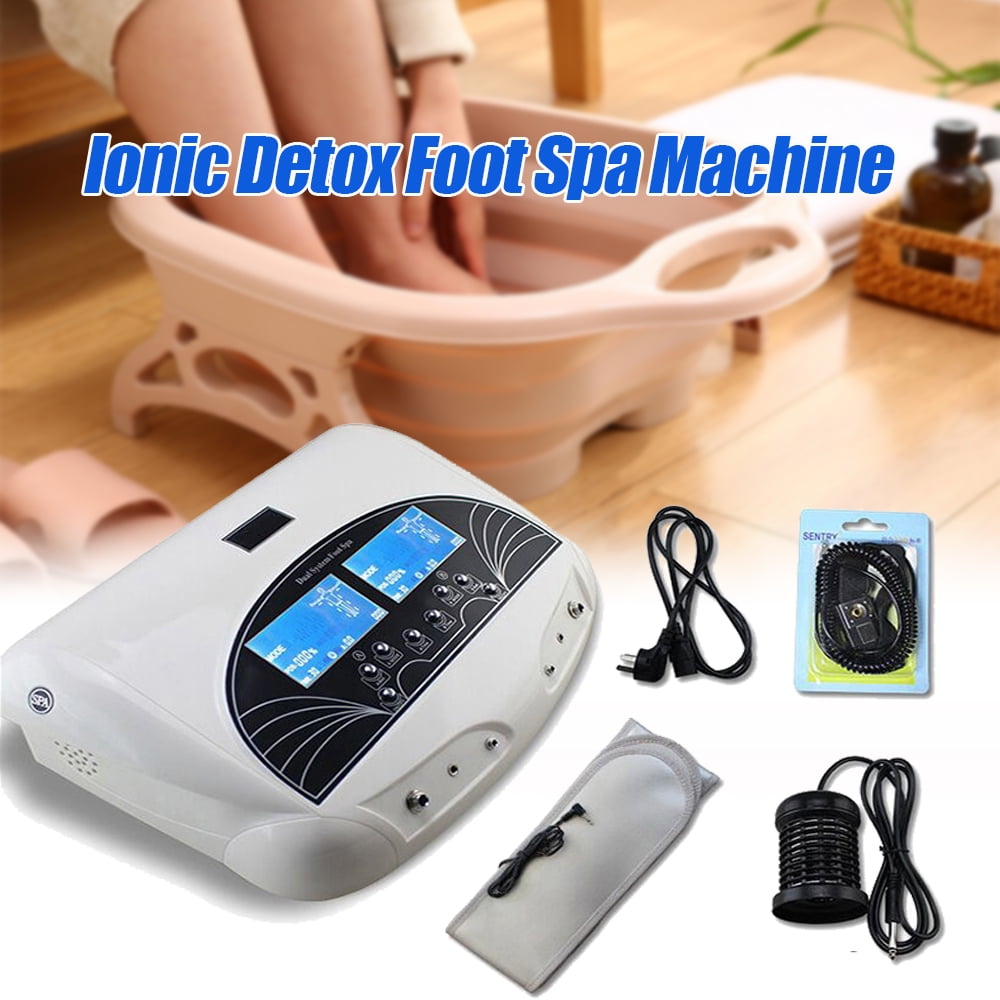 110V-220V Dual System Foot Bath Spa Machine Ionic Detox Cell 
