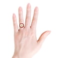 thumbnail image 4 of ANGARA Golden South Sea Cultured Pearl & Ruby Double Halo Ring in 14K Yellow Gold for Women | June Birthstone, Birthday, Anniversary, Jewelry Gift for Women | Pearl Ring, 4 of 9