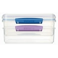 thumbnail image 3 of Sistema Klip It 2L Plastic Food Storage Containers, Blue, Set Of 2, 3 of 5