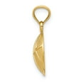 thumbnail image 2 of FB Jewels 14K Yellow Gold Satin & Polished Basketball Pendant, 2 of 4